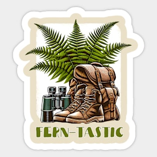 Fern-tastic Adventure Nature T-Shirt Sticker